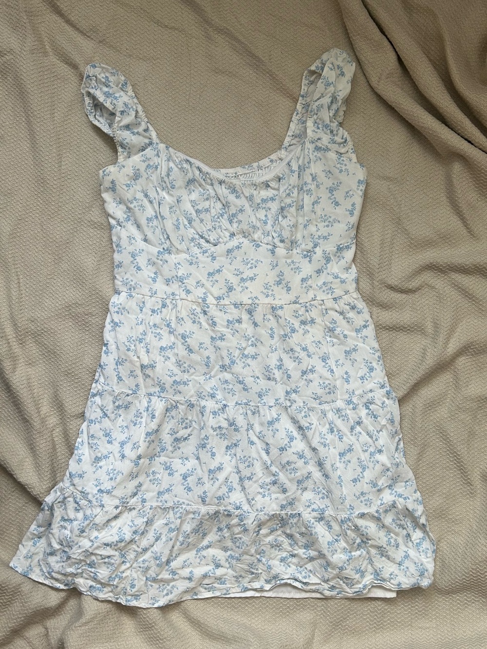 Hollister Blue & White Mini Dress
